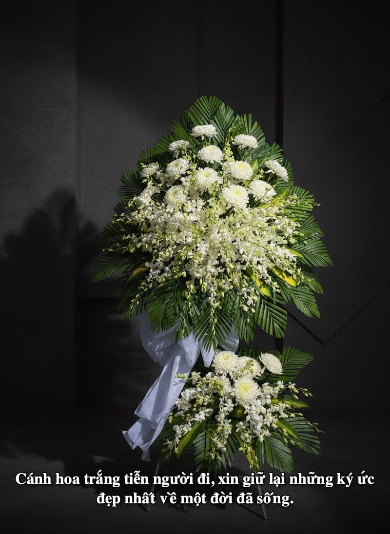 Kệ Hoa Tang Lan Trắng 2 Tầng VIP